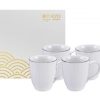 Bekers Koffie Kan | Mok Nippon White - Set Van 4