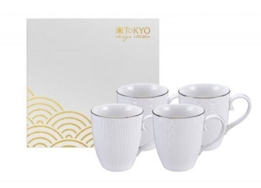 Bekers Koffie Kan | Mok Nippon White - Set Van 4