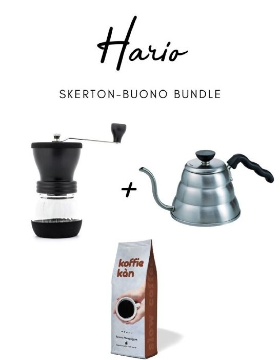 Accessoires Koffie Kan | Hario Skerton - Buono Bundel