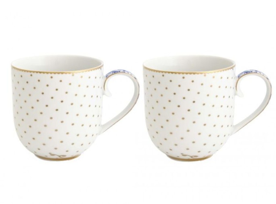 Bekers Koffie Kan | Koffie- En Theebeker Royal White - Set Van 2