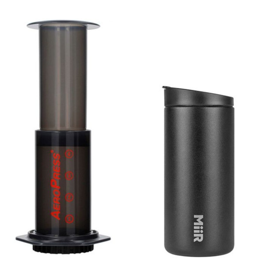 Accessoires Koffie Kan | Gift Set - Aeropress Go + Miir Travel Tumbler