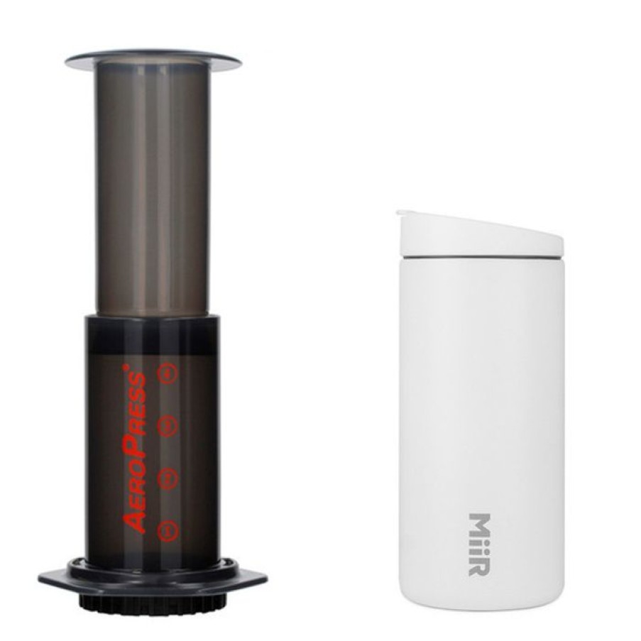 Accessoires Koffie Kan | Gift Set - Aeropress Go + Miir Travel Tumbler