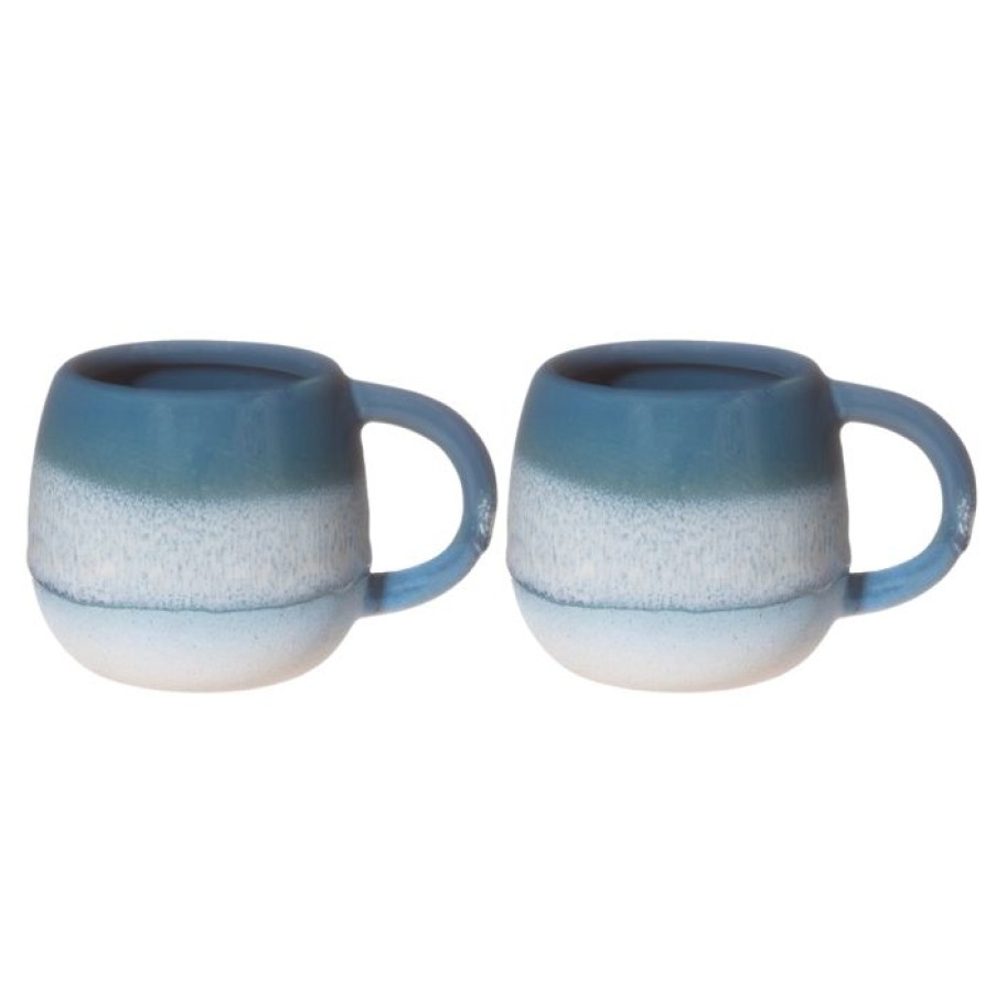 Bekers Koffie Kan | Mojave Glaze Espresso Kopjes - Set Van 2