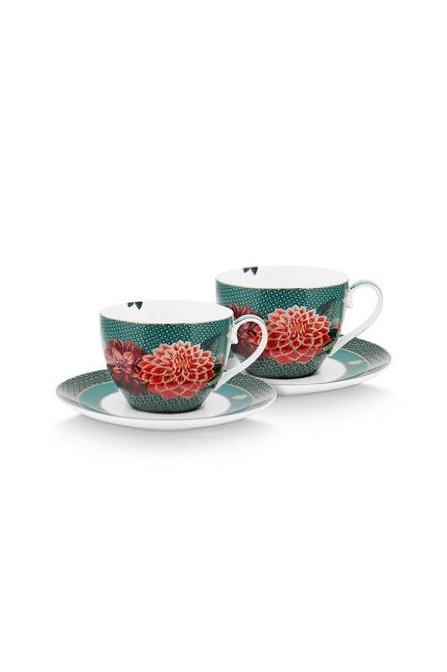 Bekers Koffie Kan | Kop & Schotel Winter Wonderland - Set Van 2