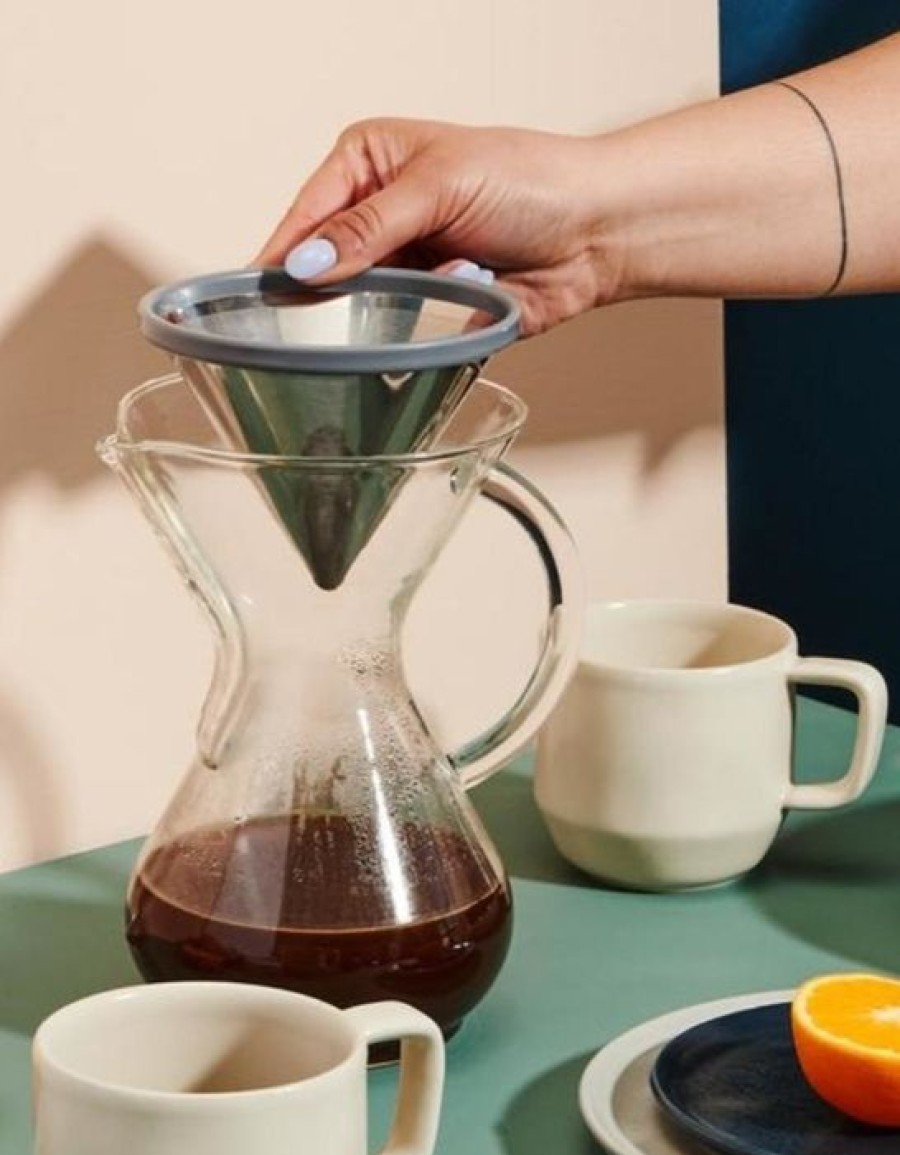 Koffie Koffie Kan | Filter Kone Voor Chemex - Rvs